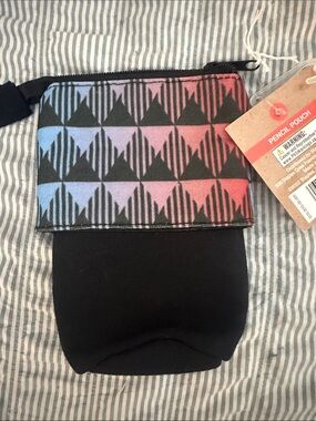 Gradient Geometric Pencil Pouch